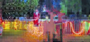 Skitterend onder die Kerslig-sterre