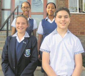 Leerlinge ryg pryse in