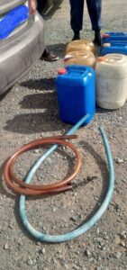 Police confiscated allegedly stolen diesel and gambling machines