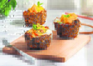 Ontbyt kry tropiese kinkel