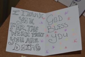 Boxes filled with gratitude