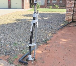 Verloor visie in donker straat