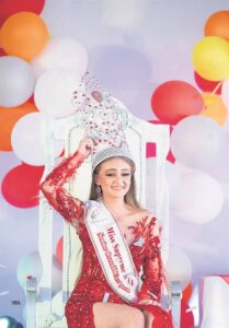 Jong skone dra kroon