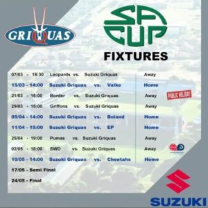 Fixtures put out for SA Cup, Frances Baard Cup