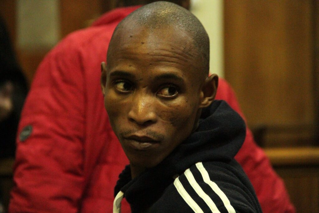 Tsepaone Melato, een van die beskuldigdes in die Hartswatermoorde. 