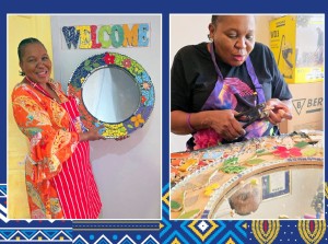 Empowering women: Mosaic art course for Mama Afrikas