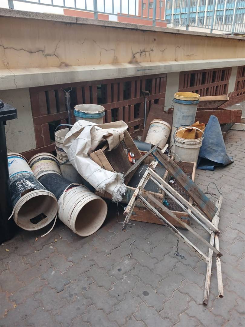 Illegal mining equipment