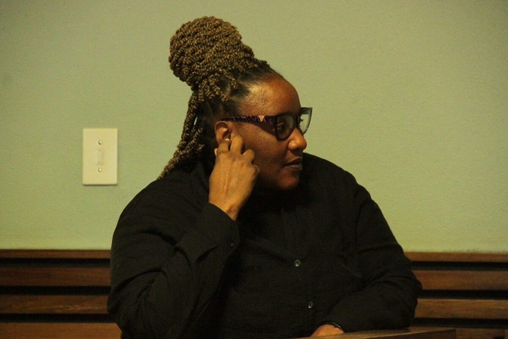 Die beskuldigde vroeër in die hof in Kimberley. 