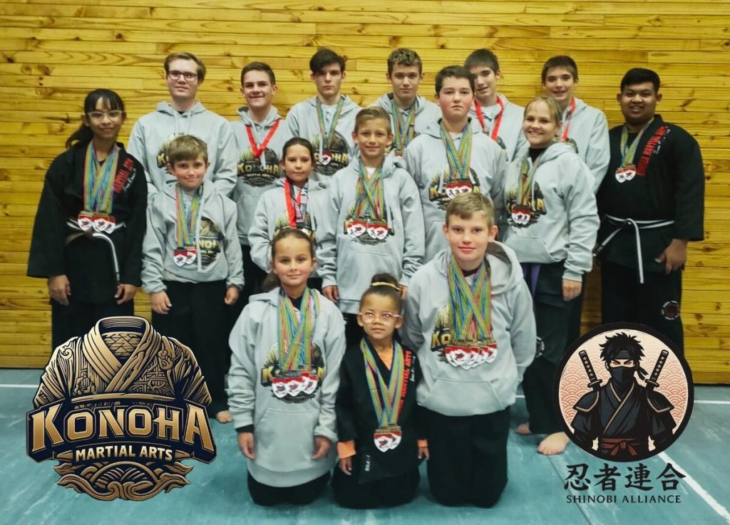 konoha martial arts students