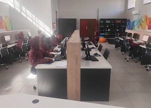 Boosting digital literacy with computer lab at high school