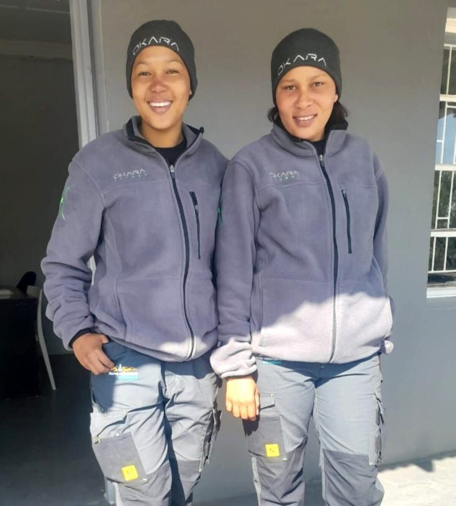 Kezia Souw (links) en Marshe Strauss. 