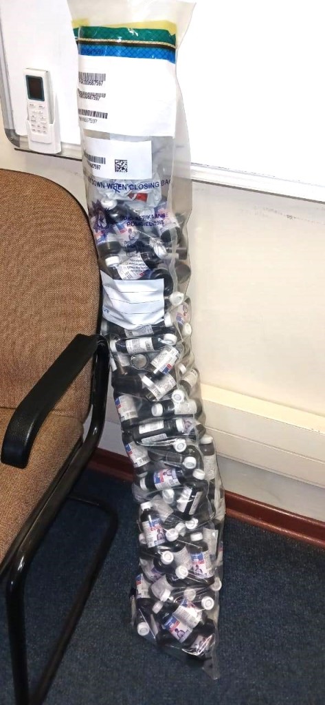 Medicine found in the illegal pharmacy. PHOTO: SAPS