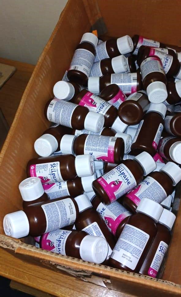 Medicine found in the illegal pharmacy. PHOTO: SAPS