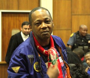 Bendeleier ‘Barney’ bly afwesig uit sy eie verhoor ná ‘onordelike gedrag’