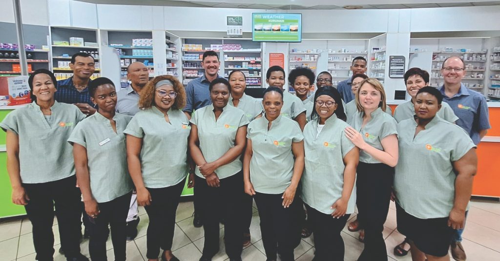 A diverse group of members from Palmae Pharmacy.