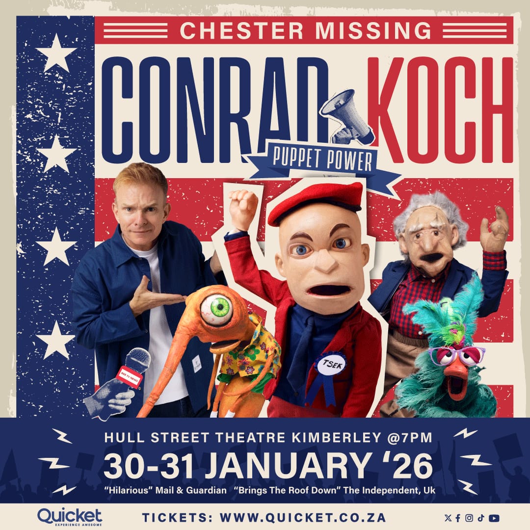 WATCH | Ventriloquist and his cheeky puppet invade Kimberley for the first time