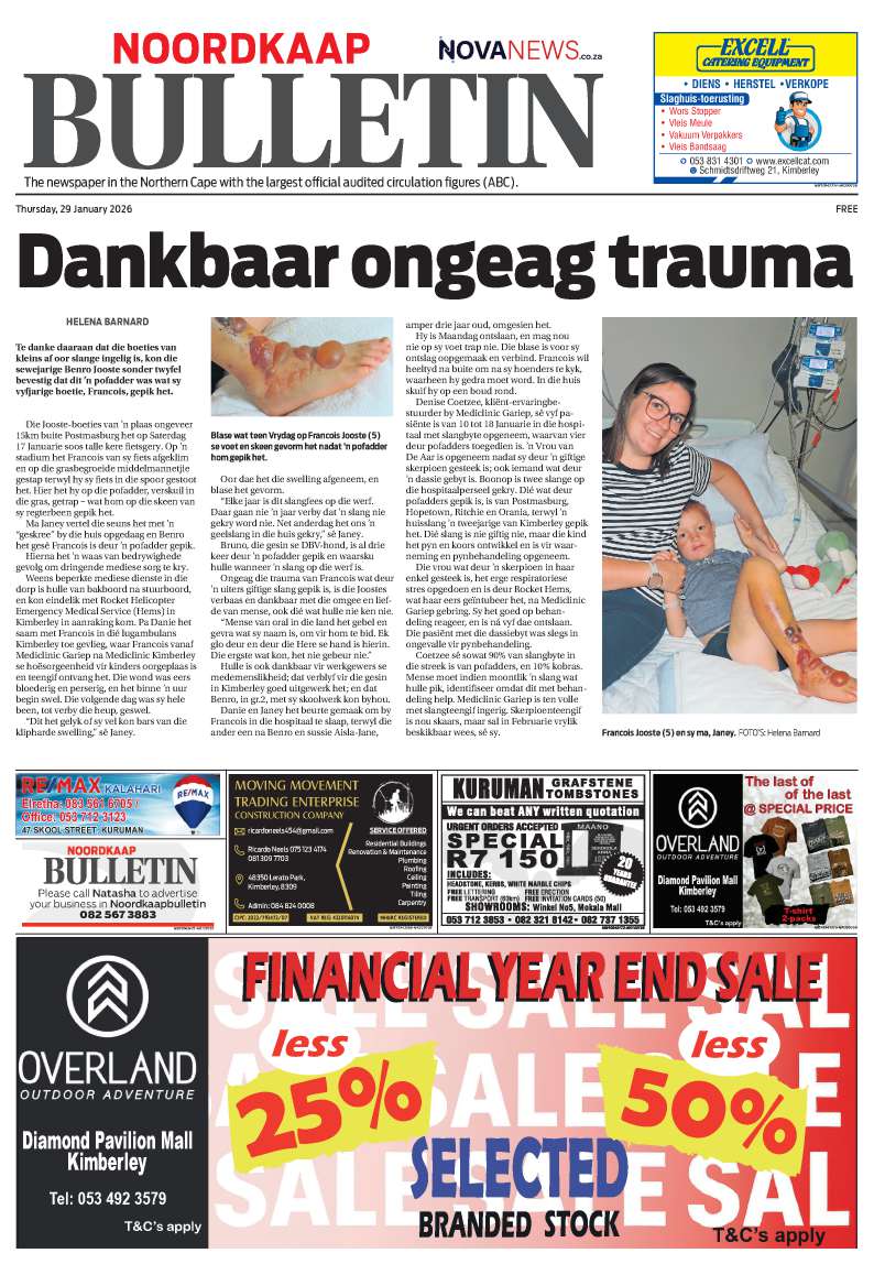 NoordkaapBulletin – E-publication 29 January 2026