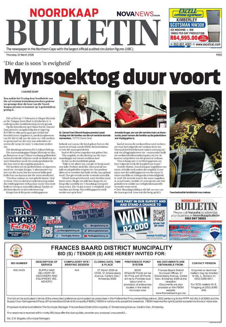 NoordkaapBulletin – E-publikasie 12 Maart 2026