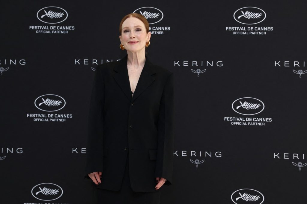 Julianne Moore attends the Kering Women in Motion Talk on the sidelines of the 79th Cannes Film Festival.