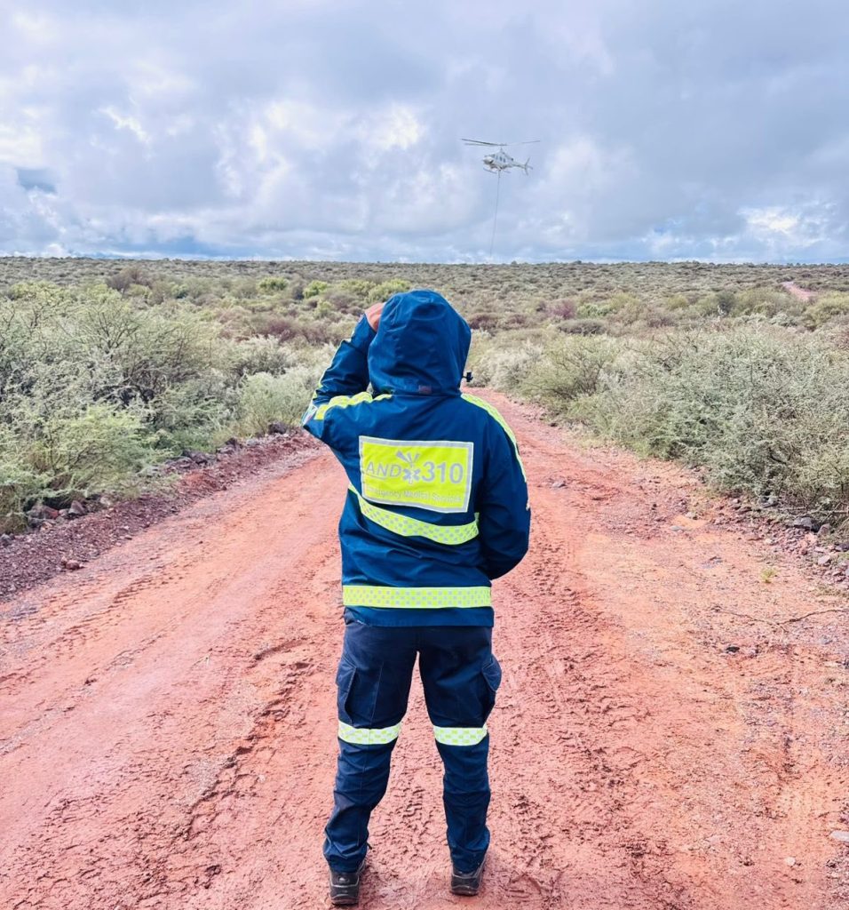 Rescue between Kathu and Postmasburg after flooding.