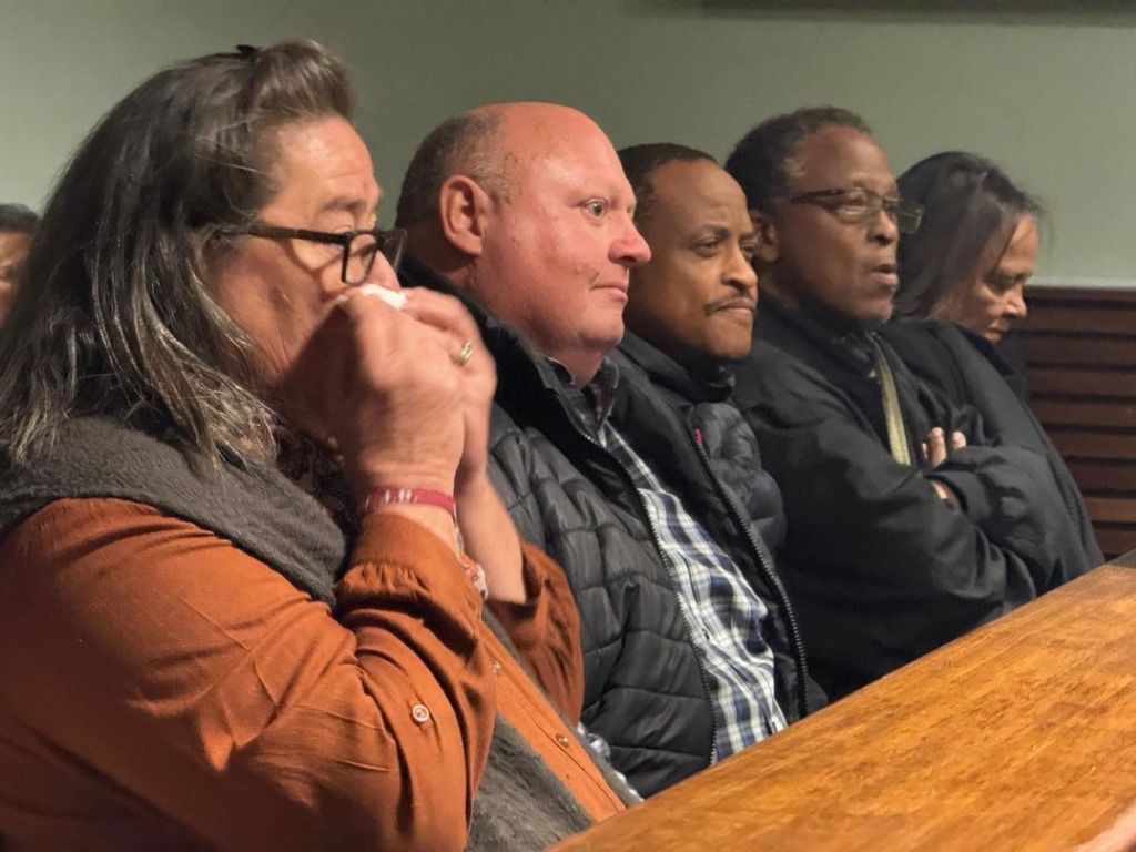 In the Kimberley Magistrates’ Court op Wednesday, 28 May, are from the left Laurencia Crause, Louis Adriaan van Niekerk, Winston Modisa Moyahi, Motlalepula Elias Selemela and Ruth Palm. Photo: Supplied / Hawks