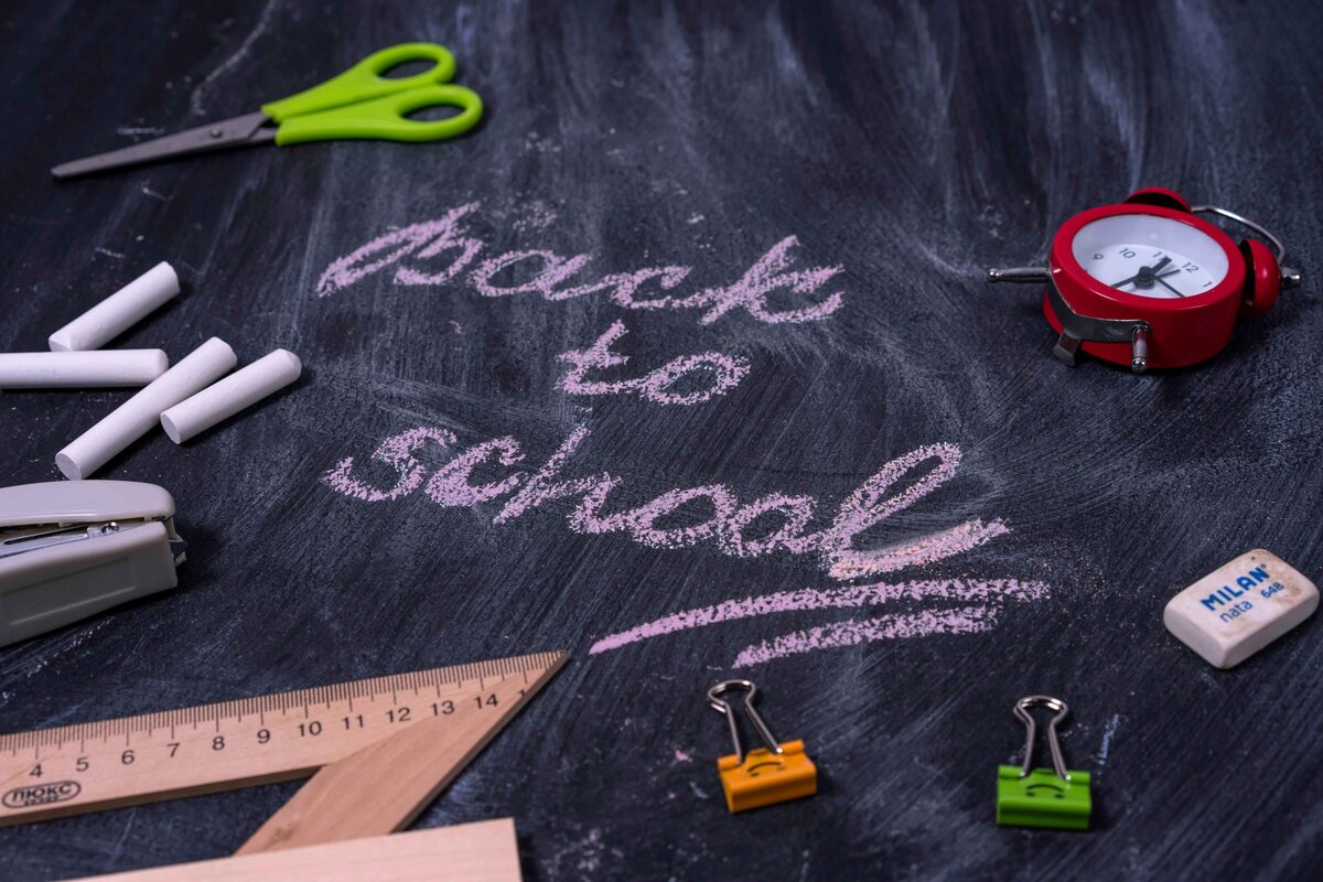 Back to school sign