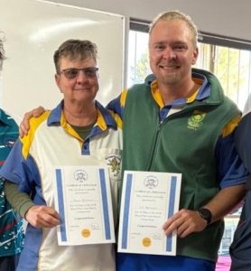 Mathewsons reclaim bowls mixed pairs crown with dominant display