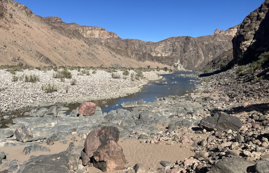 The Fish river Canyon in Namibia in 2026