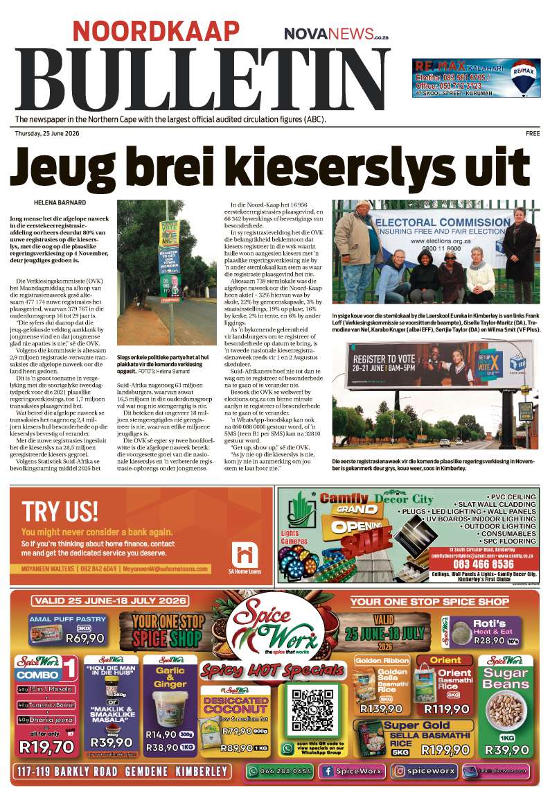 NoordkaapBulletin – E-publikasie 25 Junie 2026