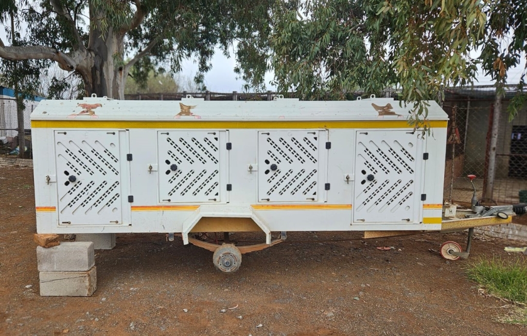 Tyres and rims of the dog trailer of Kimberley SPCA stolen.