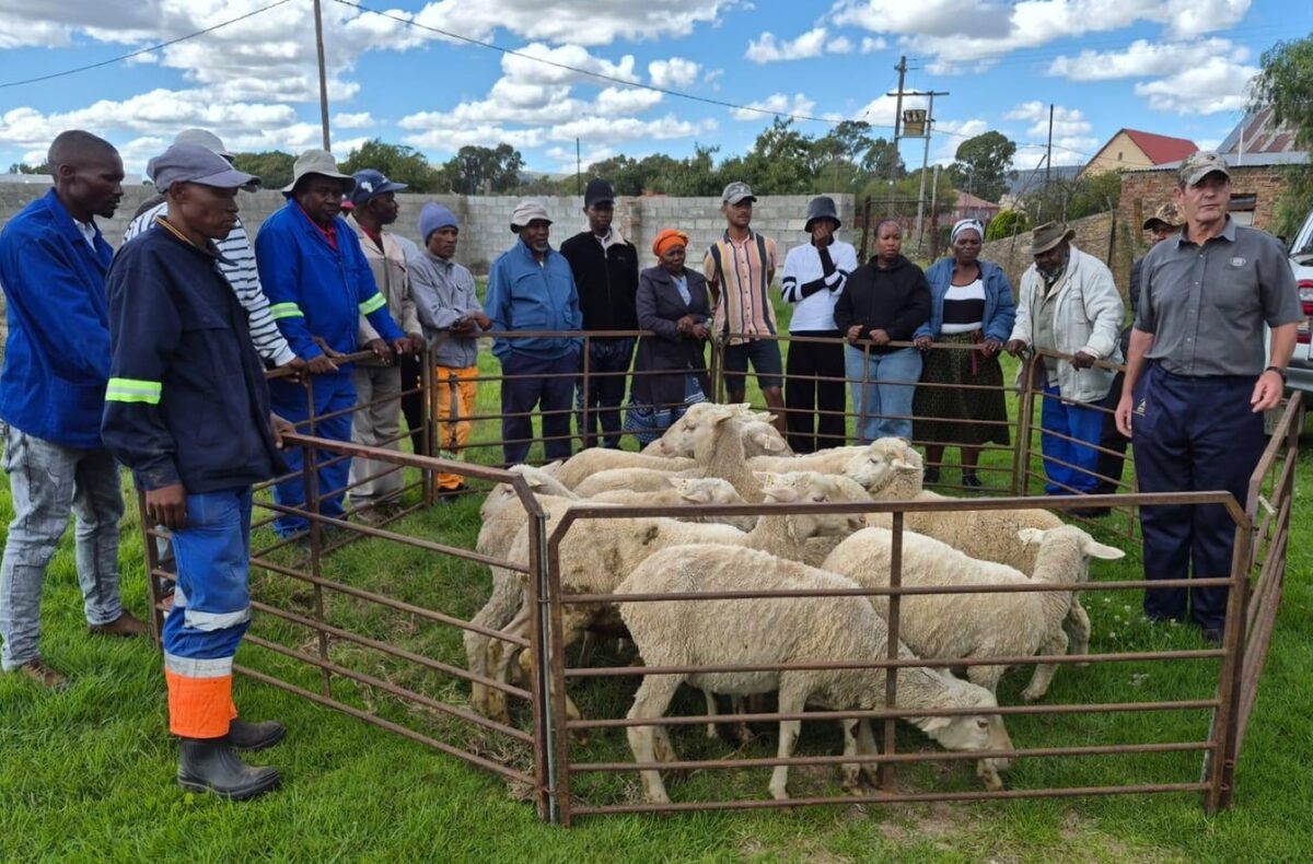 Training was provided on animal handling and reproduction. 