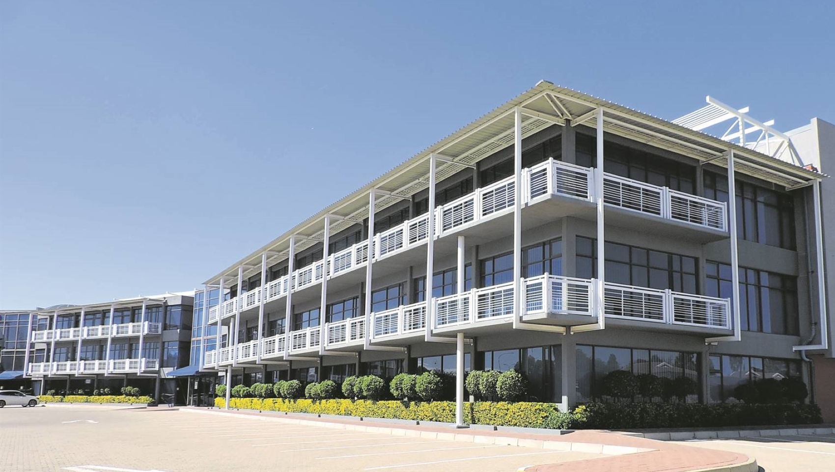 Die DSC-gebou in Kimberley waarin die Kantoor van die Premier tans gehuisves word.