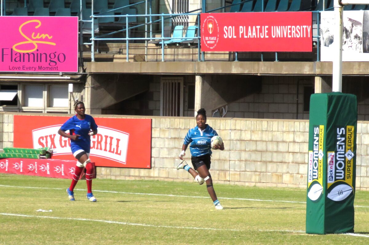 On the way to victory during the recent match between Griquas Women and Limpopo Blue Bulls. 