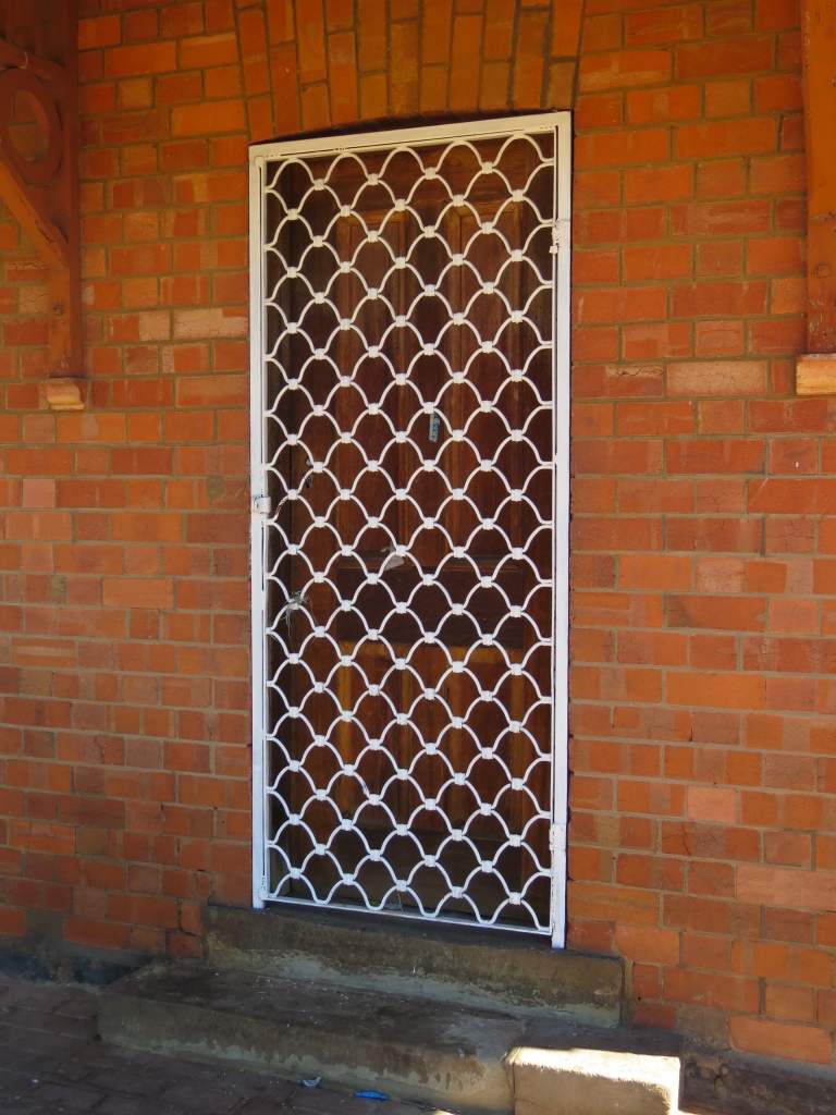 Safety gate at custodian's office