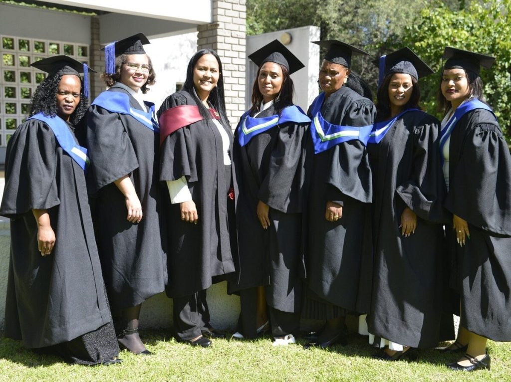 Graduates at the ceremony held at Ulco. 