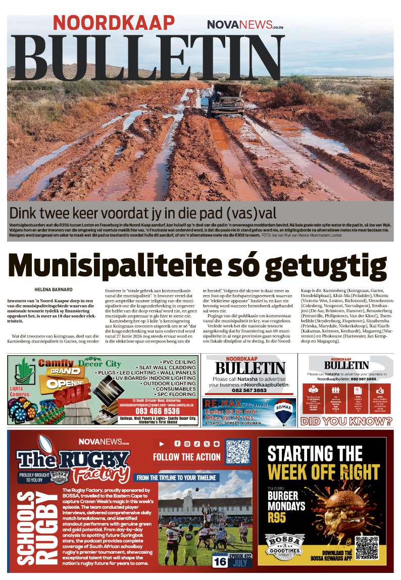 NoordkaapBulletin – E-publikasie 16 Julie 2026