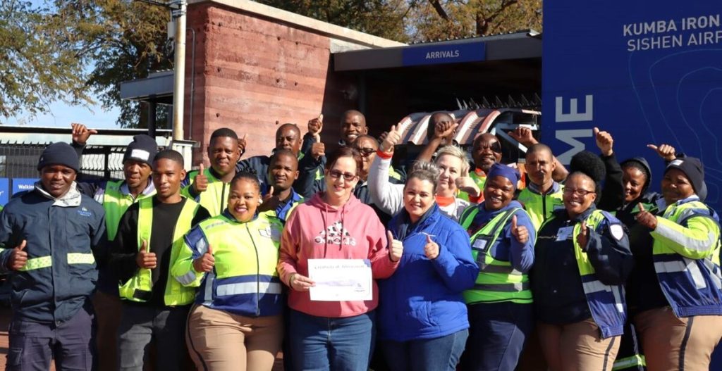 Kumba Iron Ore's privately operated airport has been awarded the Gold Aviation Safety Award.