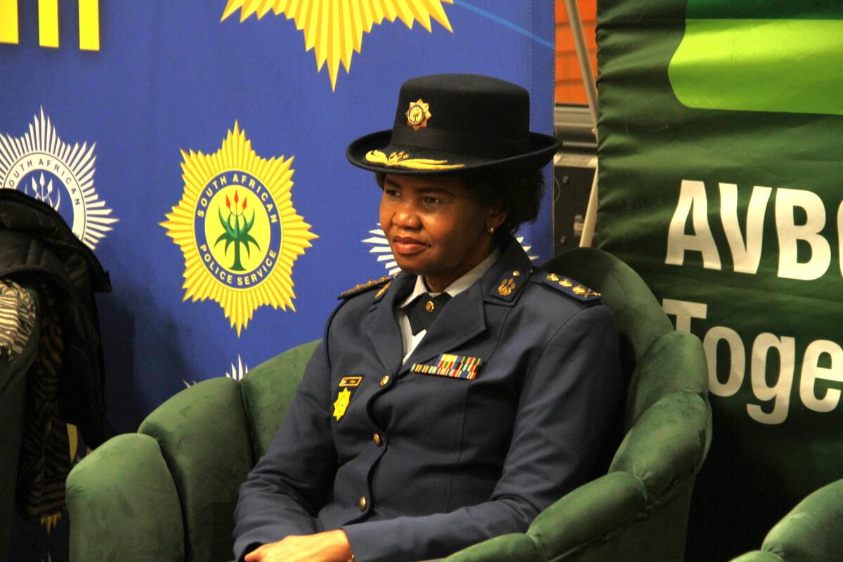 SAPS Provincial Commissioner Lieutenant General Otola. 