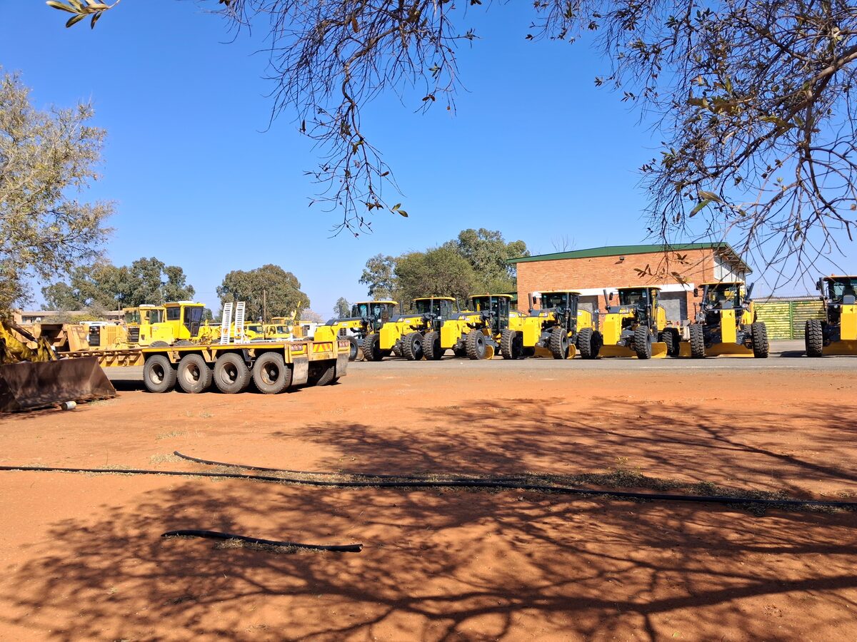 The Northern Cape's R98 million road-maintenance machinery at the Frances Baard District Municipality.