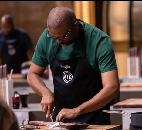 Andrew Benjamin in the Masterchef South Africa kitchen.