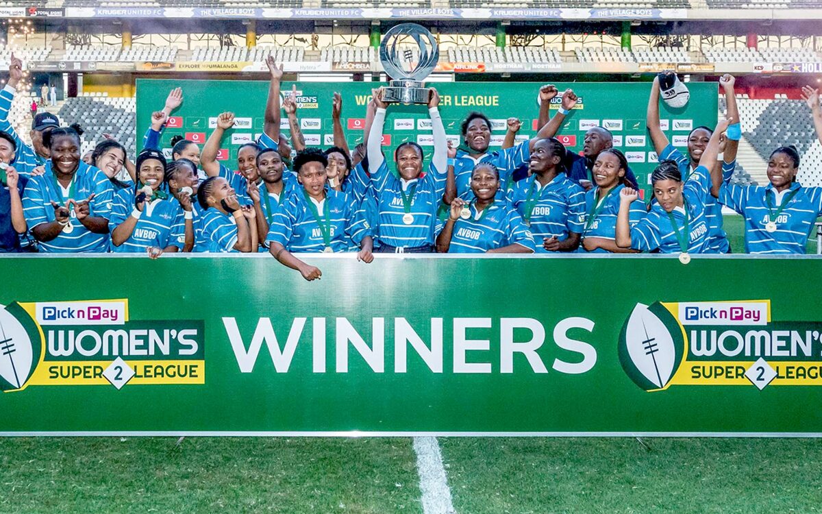 The champions, the AVBOB Griquas Women.