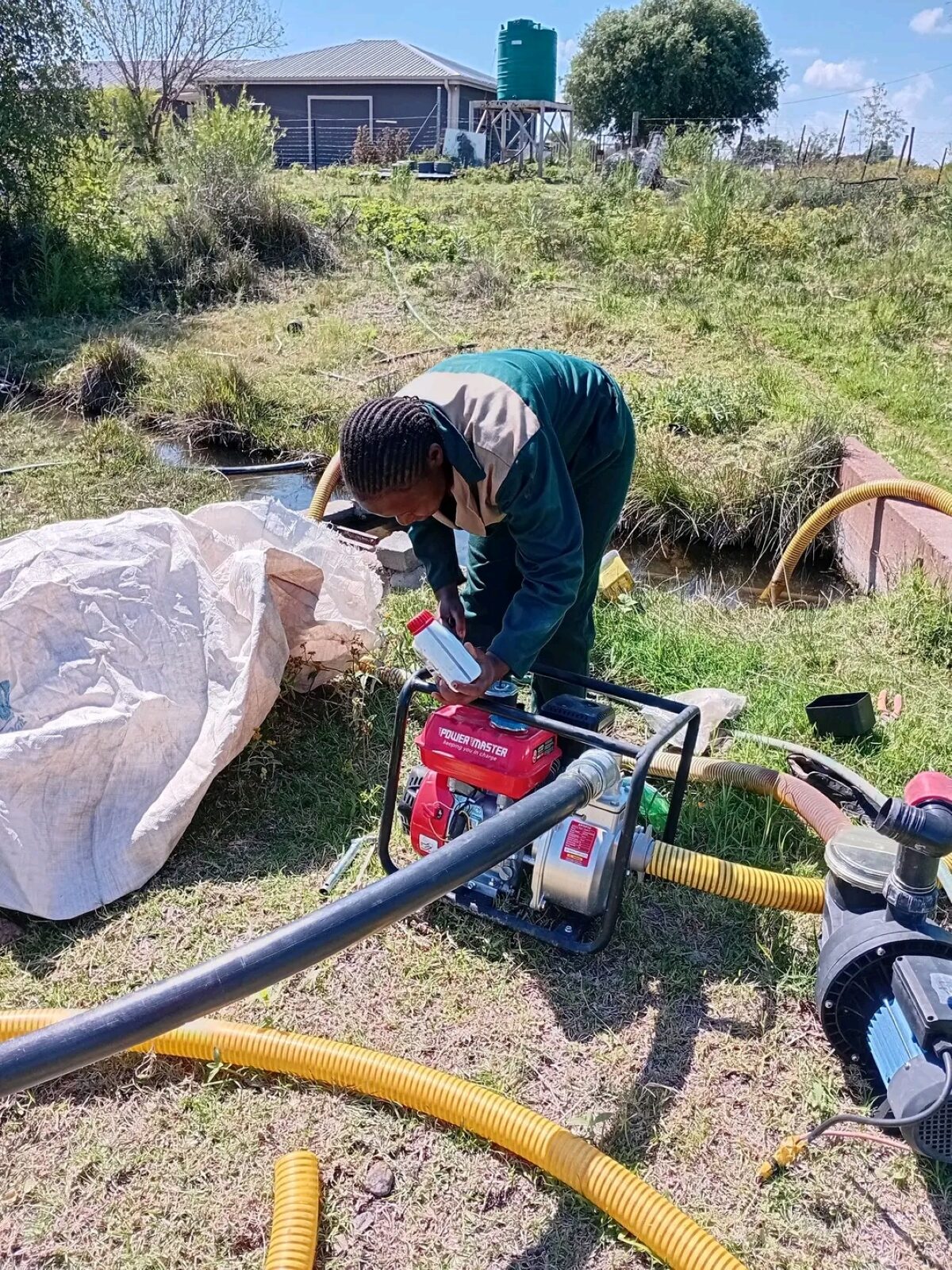Reaipela Kgaje at work.