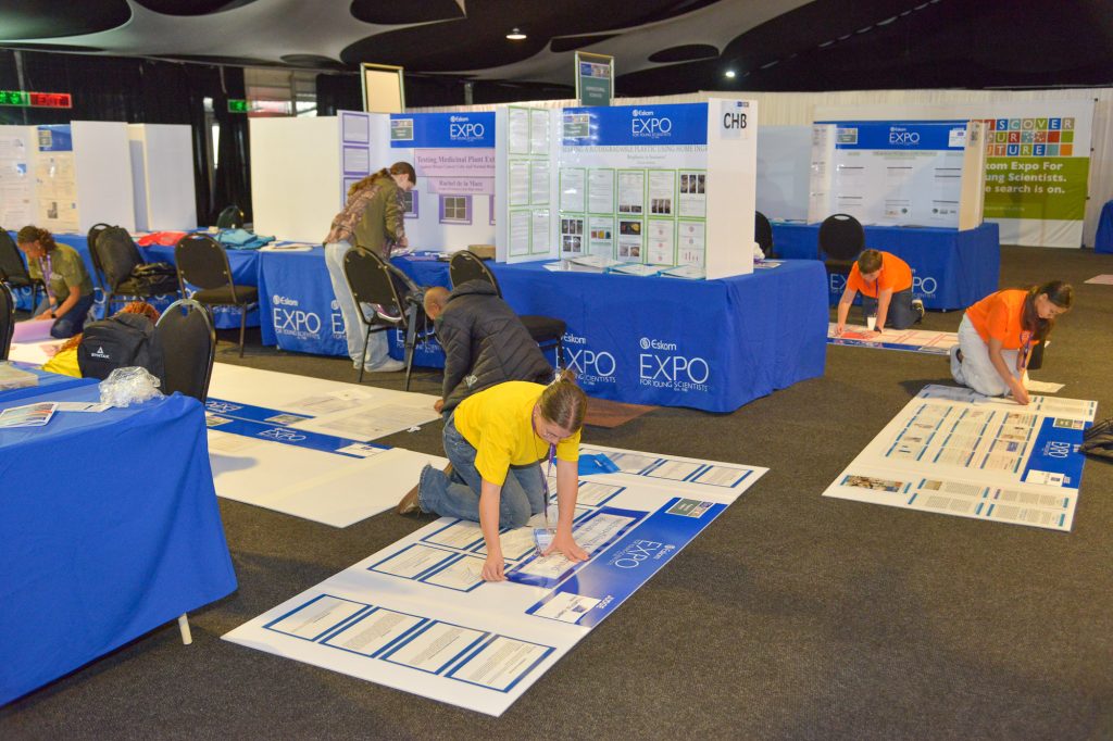 Learners setting up projects