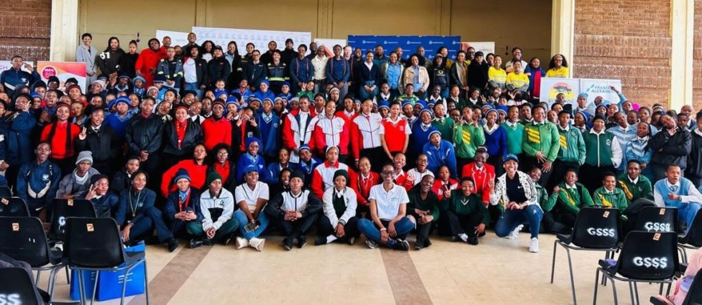 Some of the high school learners who attended the career fair.
