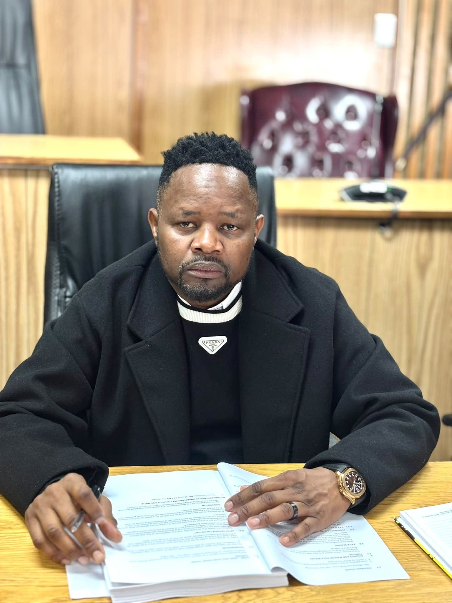 Municipal Manager Martin Tsatsimpe.