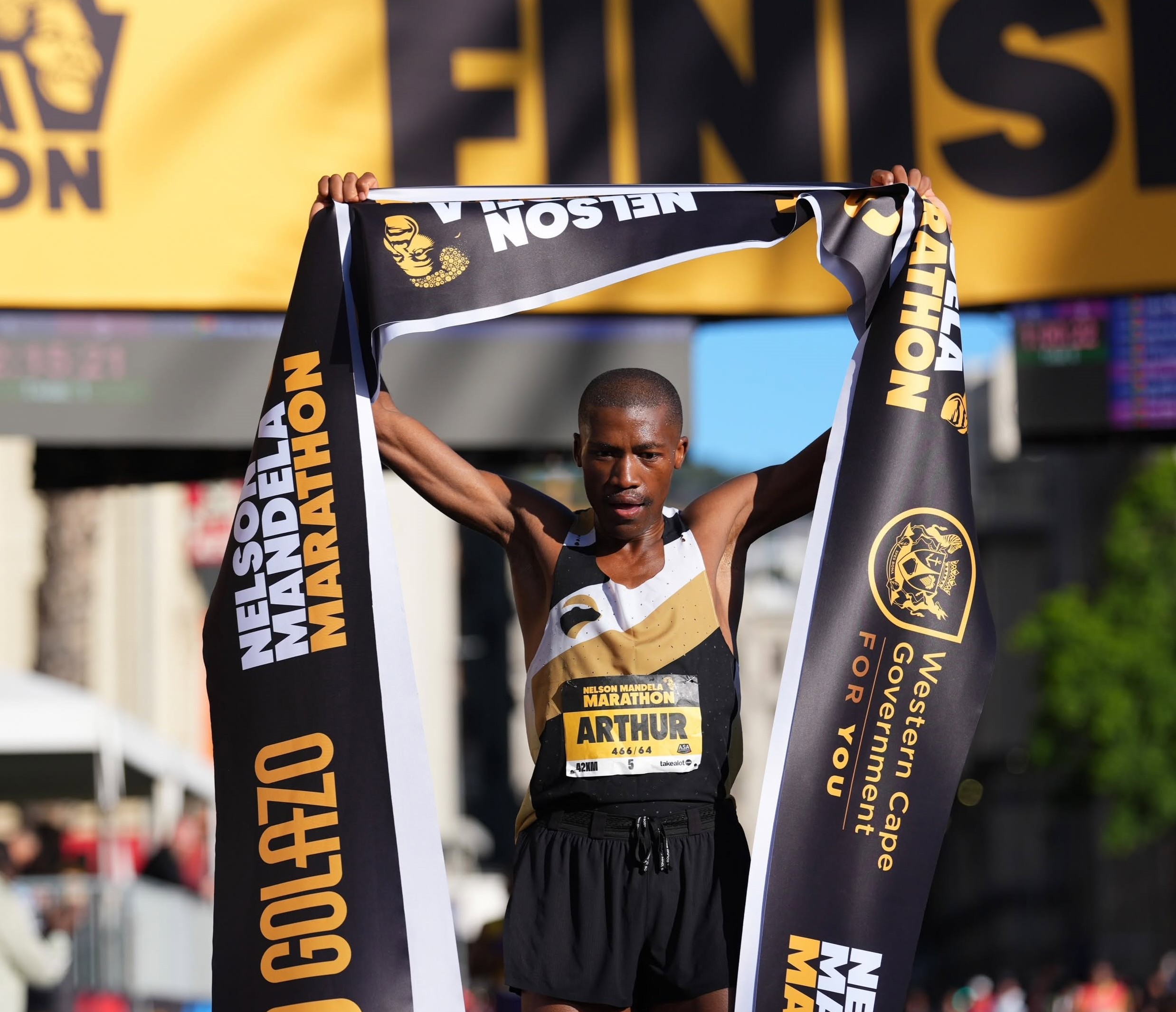 Hopetown’s ‘King Arthur’ claims inaugural Mandela Marathon