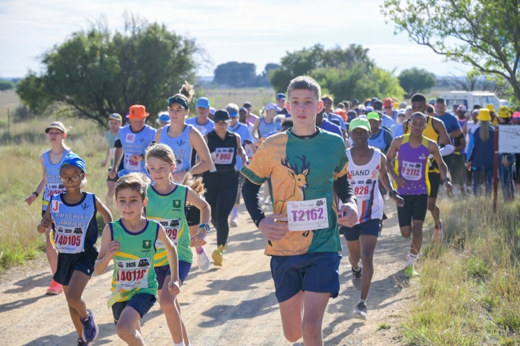 Athletes in the 5km event