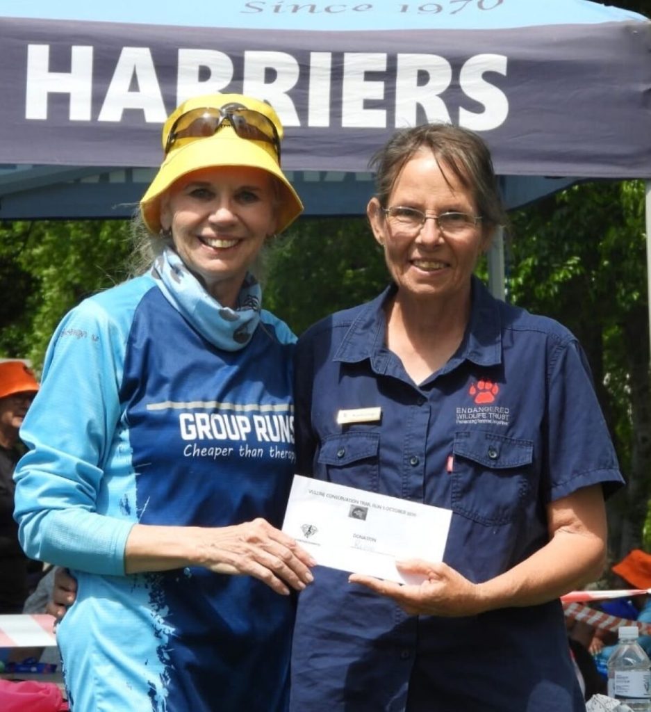Ria Janse van Vuuren (left) and Ronél Visagie of the Endangered Wildlife Trust.