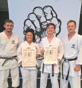Japan awards Nidan to two Overberg Goju-Kai karateka
