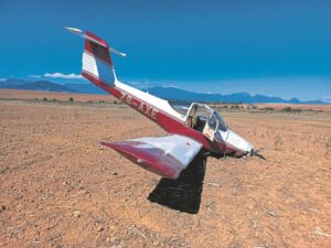 Vliegtuig ploeg op vliegveld